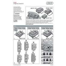 AUDI tetőbox táska M