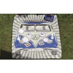 VW Bulli piknik pléd