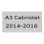 A3 Cabriolet 2014-2016