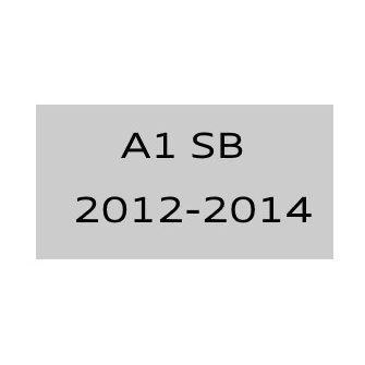 A1 SB 2012-2014